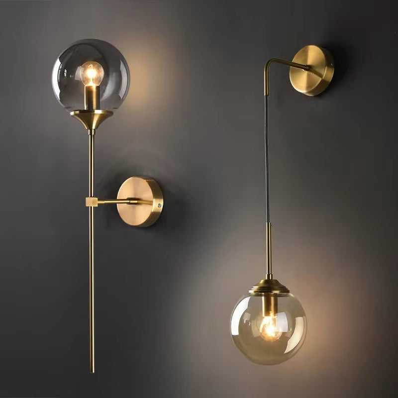 Modern Wall Lamp  round Nordic Lighting Fixture 