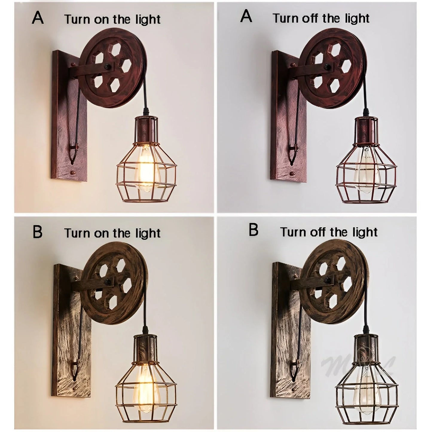 Retro Industrial LED Wall Light