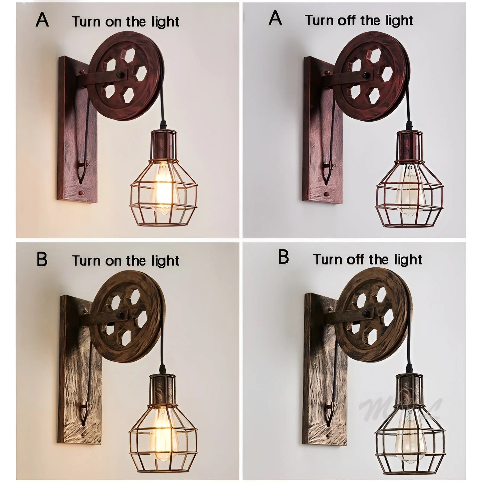 Retro Industrial LED Wall Light