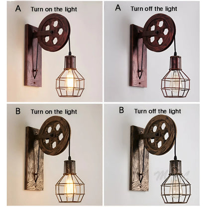 Retro Industrial LED Wall Light