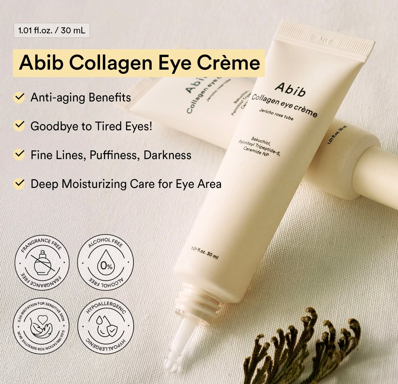 Collagen eye crème