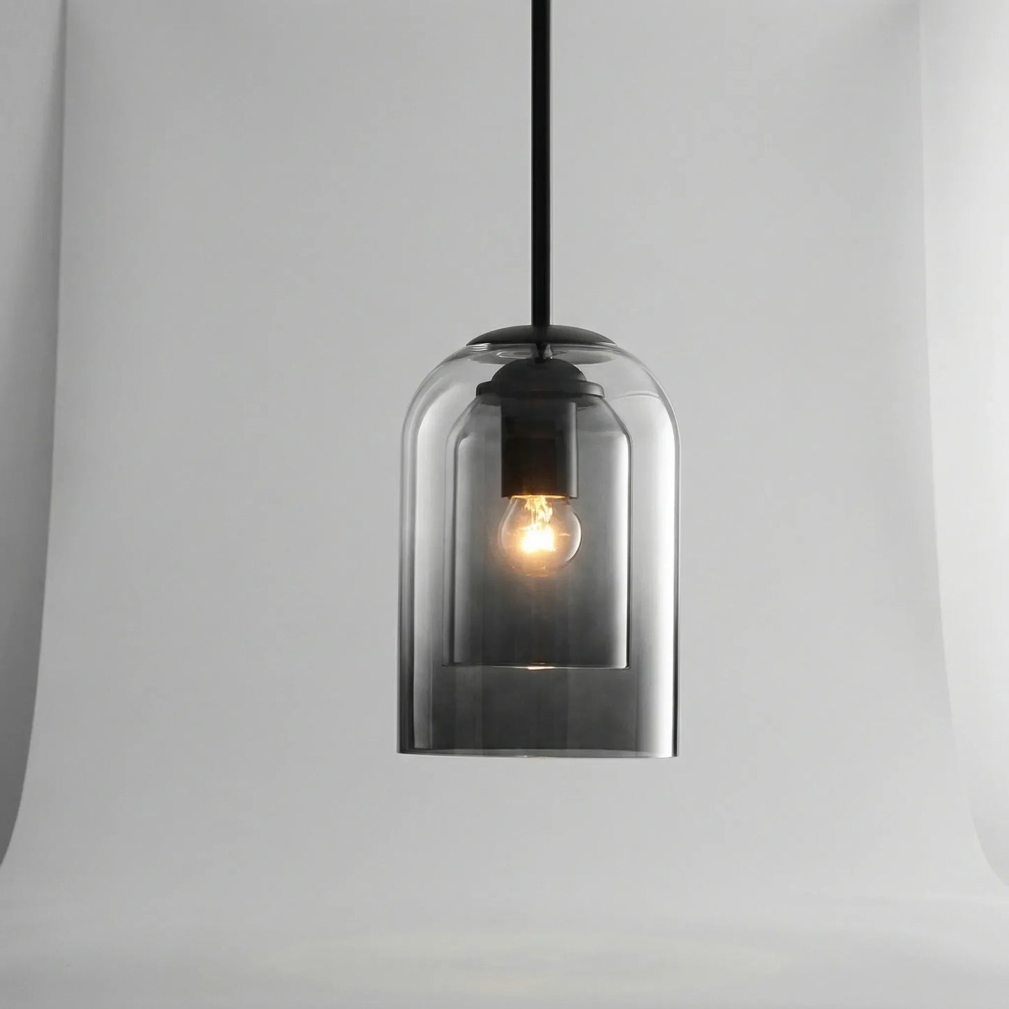 modern Single Glass Pendant Light