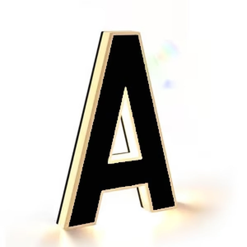 Exclusive LED Door Plate Number Light, Connects to 12V Power, Waterproof, Personalized Door Number