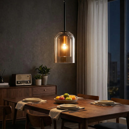 modern Single Glass Pendant Light