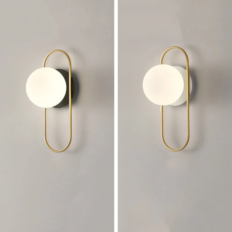 modern globe Wall Light