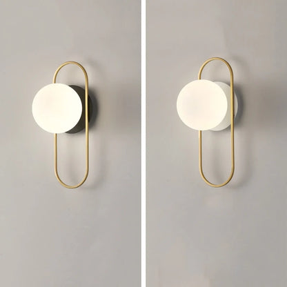 modern globe Wall Light