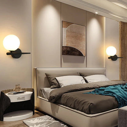 modern globe Wall Light