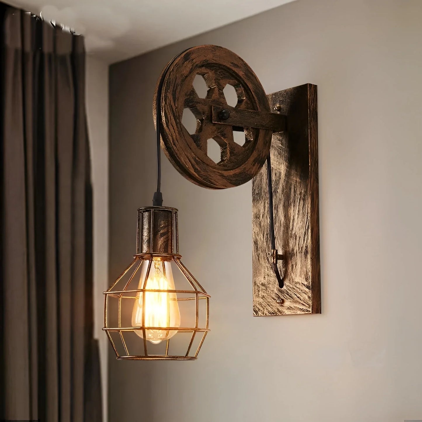 Retro Industrial LED Wall Light