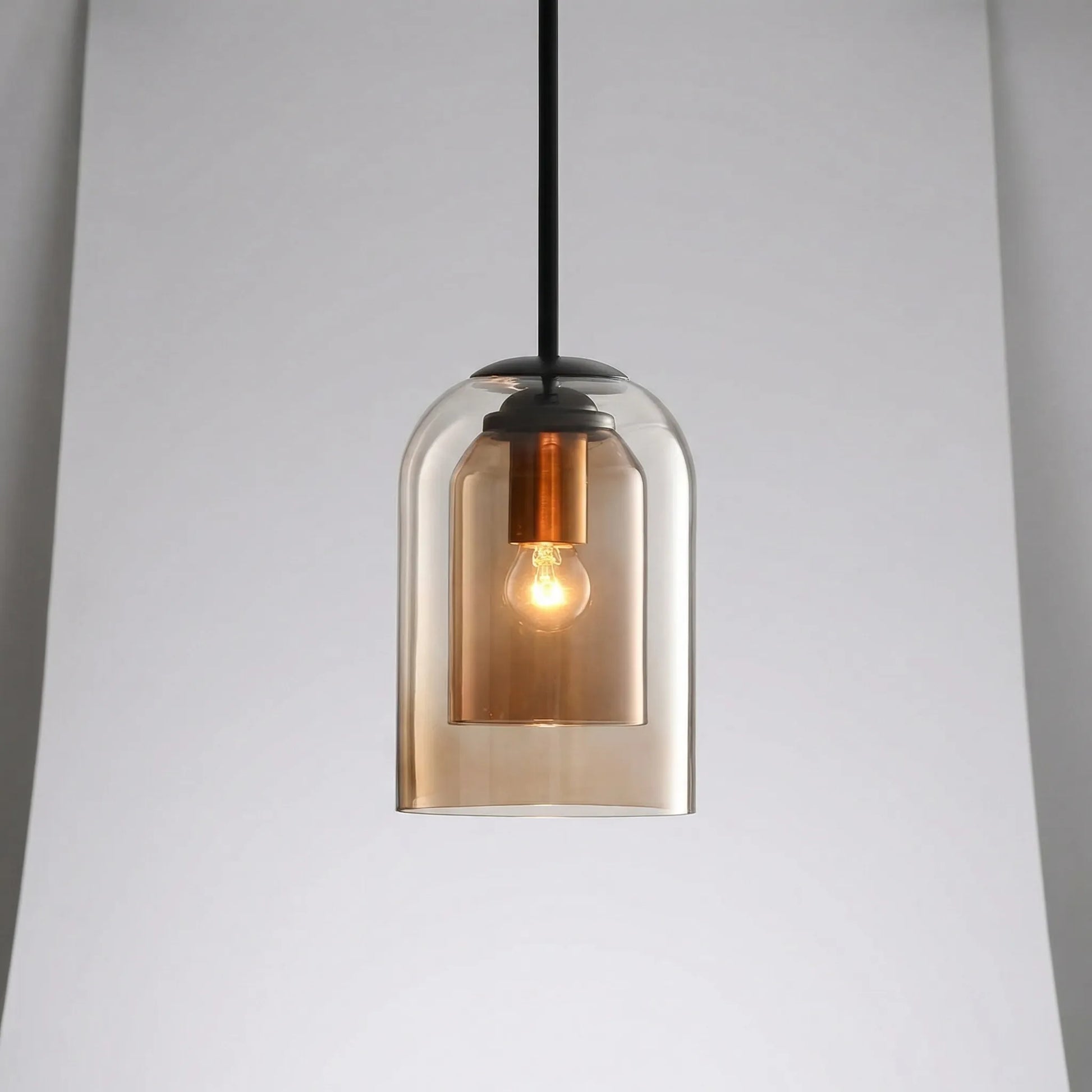 modern Single Glass Pendant Light