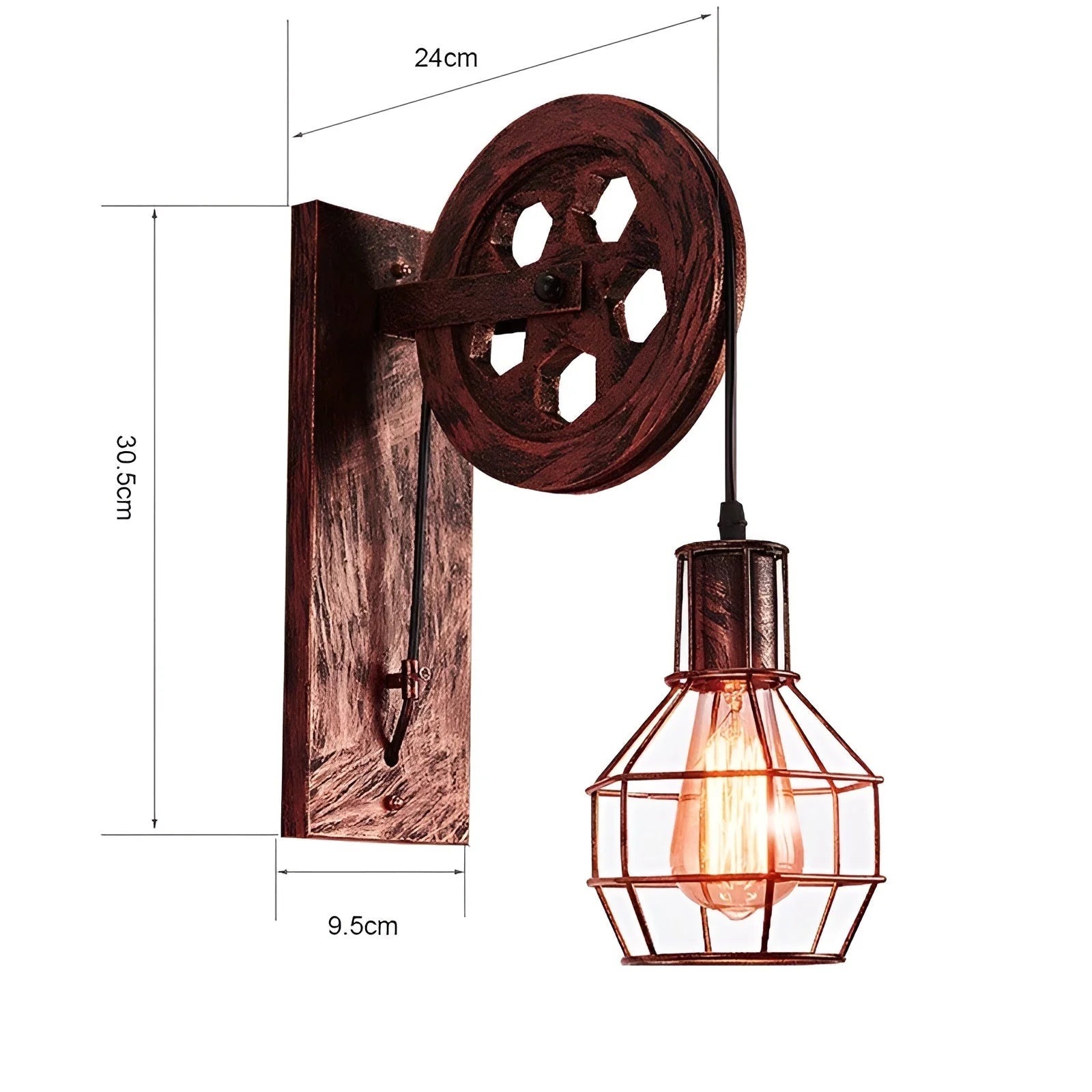 Retro Industrial LED Wall Light