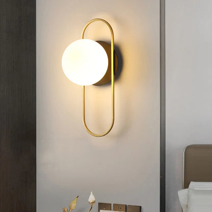modern globe Wall Light